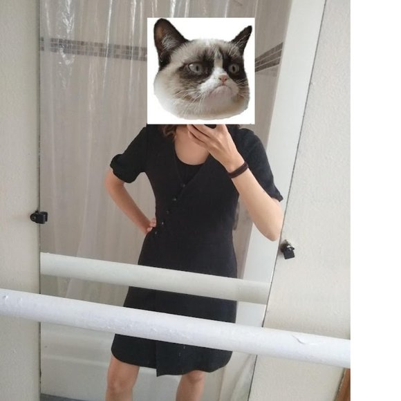 Madewell Cross-Front Button Dress - Picture 5 of 6